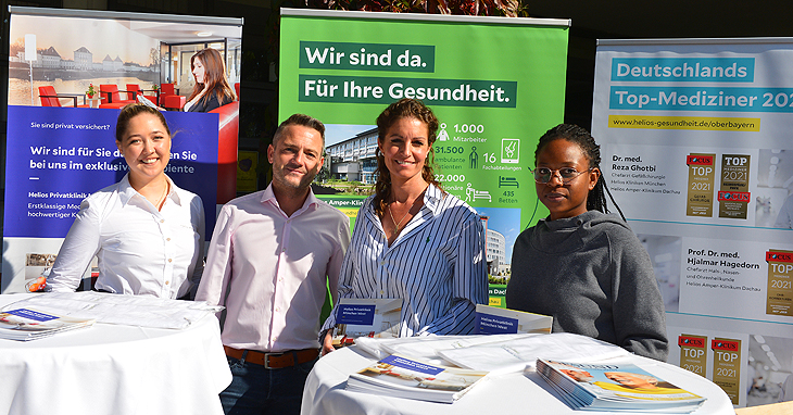 Partner Helios Kliniken Oberbayern mit einer Corona-Teststation (©Foto: Fedra Sayegh PR)